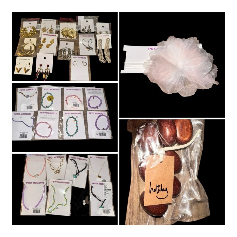 Huge Bundle of Petit Moments jewelry (chokers, bracelets, earrings…)